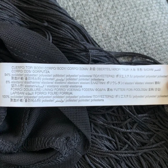 ZARA Tassel Crop Top - Picture 4 of 5